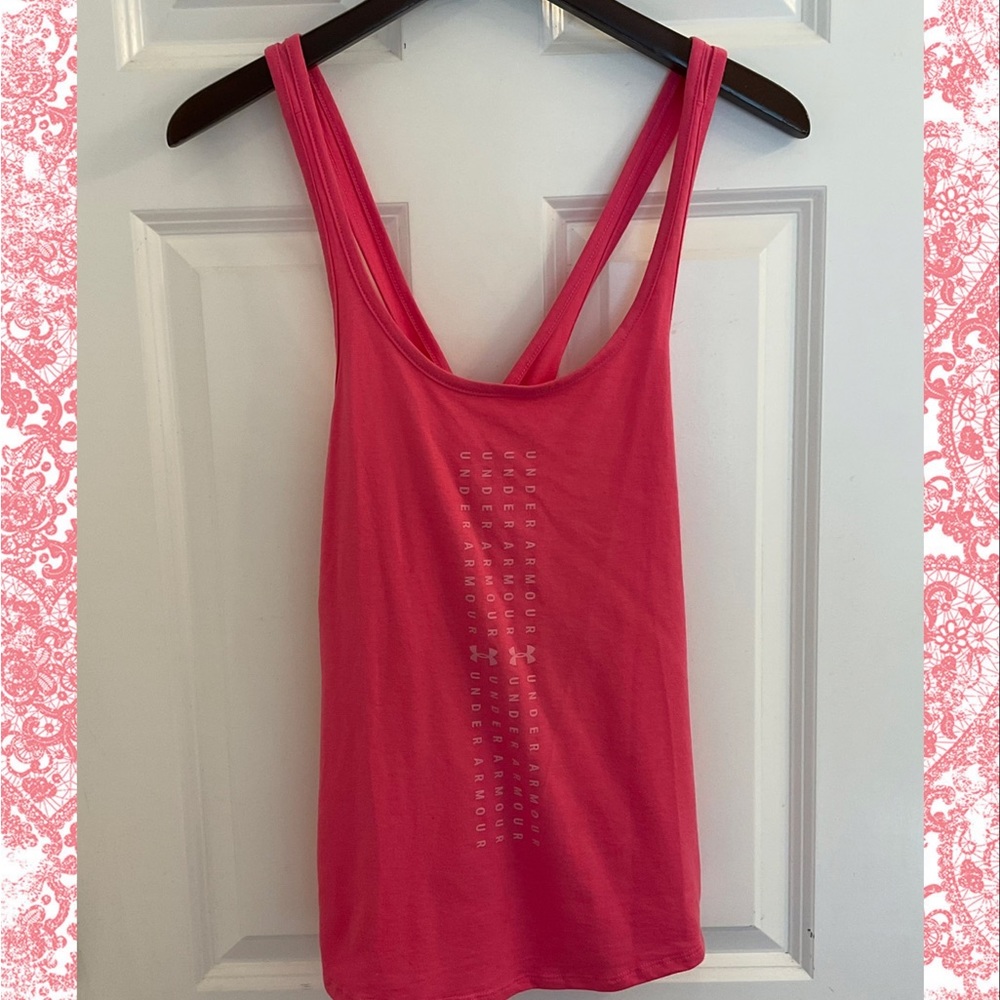 Under Armour Twist Back Tank Top - NWT - Medium - Pink